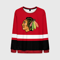 Свитшот мужской Chicago Blackhawks, цвет: 3D-красный