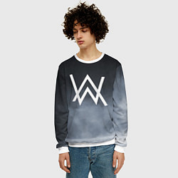 Свитшот мужской Alan Walker, цвет: 3D-белый — фото 2