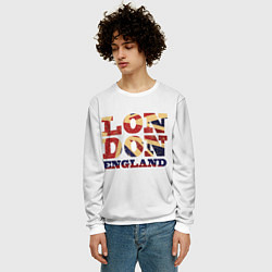 Свитшот мужской London, цвет: 3D-белый — фото 2