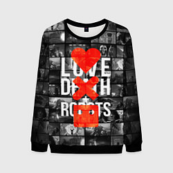 Свитшот мужской LOVE DEATH ROBOTS LDR, цвет: 3D-черный