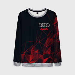 Свитшот мужской AUDI, цвет: 3D-меланж