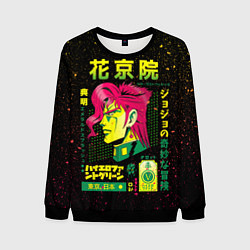 Свитшот мужской Приключения ДжоДжо, цвет: 3D-черный