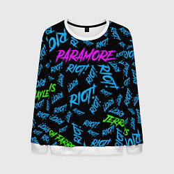 Свитшот мужской Paramore RIOT!, цвет: 3D-белый