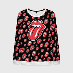 Свитшот мужской Rolling stones, цвет: 3D-белый