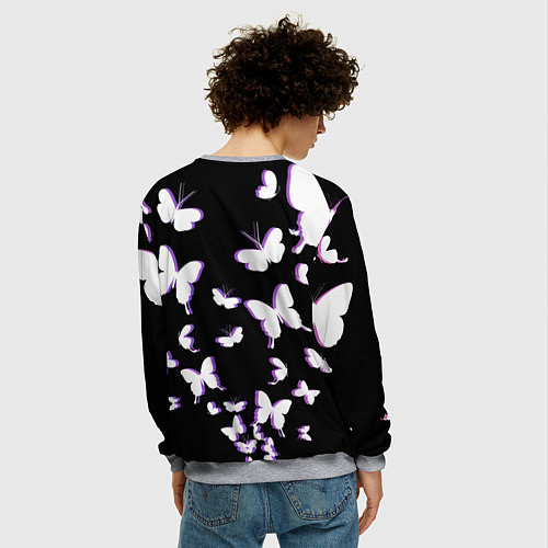 Мужской свитшот BTS / 3D-Меланж – фото 4