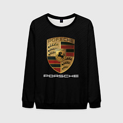 Свитшот мужской PORSCHE, цвет: 3D-черный
