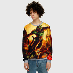 Свитшот мужской Doom Eternal, цвет: 3D-меланж — фото 2