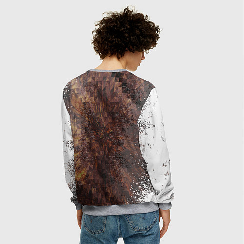 Мужской свитшот Stigmata logo / 3D-Меланж – фото 4