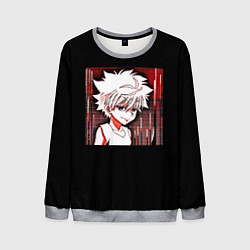 Свитшот мужской Hunter x Hunter Киллуа Killua, цвет: 3D-меланж