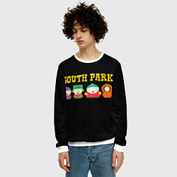Свитшот мужской South Park, цвет: 3D-белый — фото 2