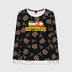 Свитшот мужской SOUTH PARK, цвет: 3D-белый