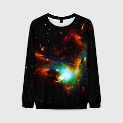 Свитшот мужской Галактика, цвет: 3D-черный