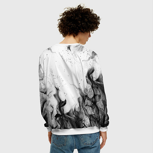 Мужской свитшот SLIPKNOT / 3D-Белый – фото 4