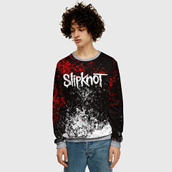 Свитшот мужской SLIPKNOT, цвет: 3D-меланж — фото 2