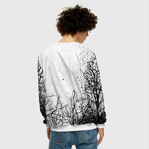 Мужской свитшот SILENT HILL / 3D-Белый – фото 4