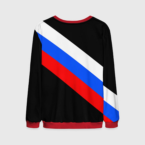 Мужской свитшот РОССИЯ / 3D-Красный – фото 2