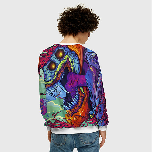 Мужской свитшот HYPERBEAST / 3D-Белый – фото 4