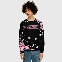 Свитшот мужской BLACKPINK, цвет: 3D-черный — фото 2