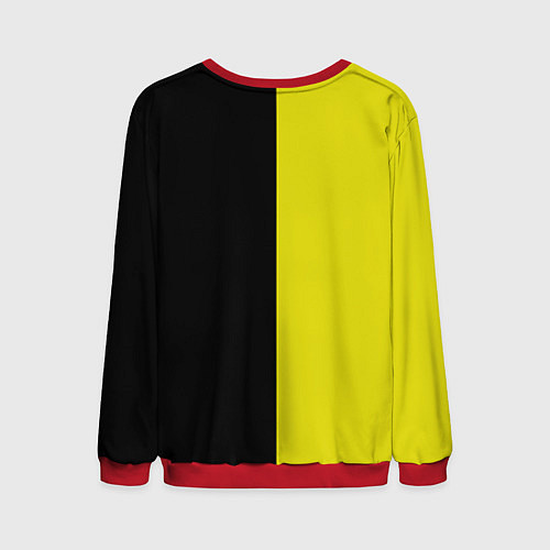 Мужской свитшот BLACK YELLOW / 3D-Красный – фото 2