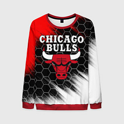 Свитшот мужской CHICAGO BULLS, цвет: 3D-красный