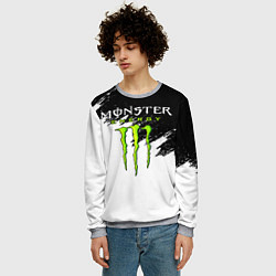 Свитшот мужской MONSTER ENERGY, цвет: 3D-меланж — фото 2