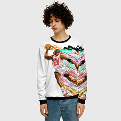 Свитшот мужской МАЙКЛ ДЖОРДАН, цвет: 3D-черный — фото 2