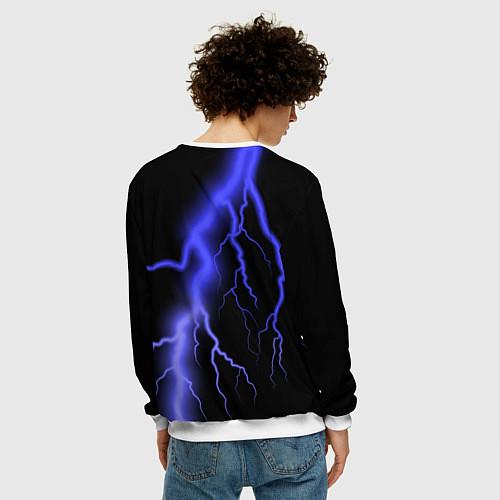 Мужской свитшот BMW / 3D-Белый – фото 4