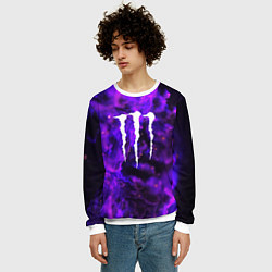 Свитшот мужской MONSTER ENERGY, цвет: 3D-белый — фото 2