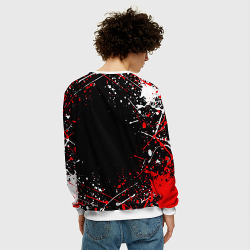 Мужской свитшот The last of us part 2 tlou2 / 3D-Белый – фото 4