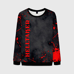 Свитшот мужской Helltaker Logo Z, цвет: 3D-черный
