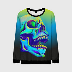 Мужской свитшот Neon skull