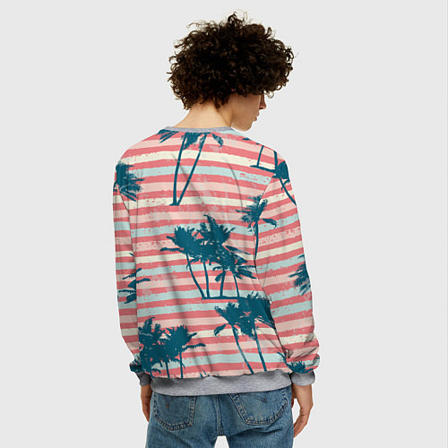 Мужской свитшот SUMMER EXCLUSIVE / 3D-Меланж – фото 4