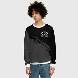 Свитшот мужской TOYOTA, цвет: 3D-белый — фото 2