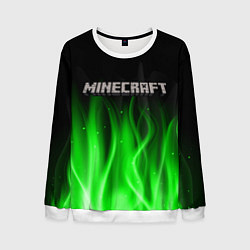 Свитшот мужской MINECRAFT, цвет: 3D-белый