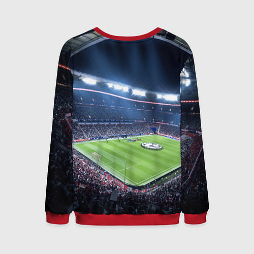 Мужской свитшот FC MILAN / 3D-Красный – фото 2