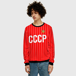 Свитшот мужской Форма сборной СССР, цвет: 3D-черный — фото 2