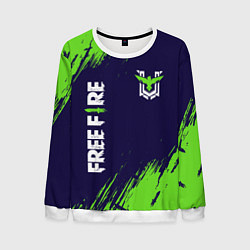 Свитшот мужской FREE FIRE ФРИ ФАЕР, цвет: 3D-белый