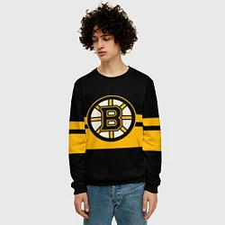 Свитшот мужской BOSTON BRUINS NHL, цвет: 3D-черный — фото 2