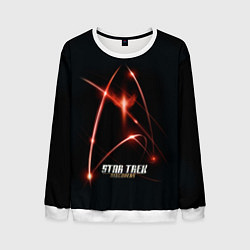 Свитшот мужской Звездный путь, цвет: 3D-белый