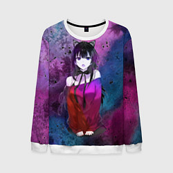 Свитшот мужской Anime, цвет: 3D-белый