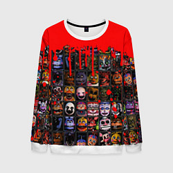 Свитшот мужской Five Nights At Freddys, цвет: 3D-белый