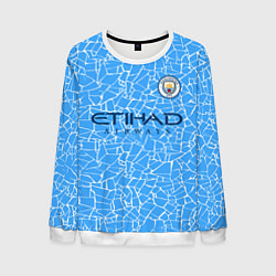 Свитшот мужской Manchester City 2021 Home Kit, цвет: 3D-белый
