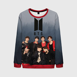 Свитшот мужской BTS Forest, цвет: 3D-красный