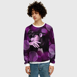 Свитшот мужской BTS, цвет: 3D-белый — фото 2