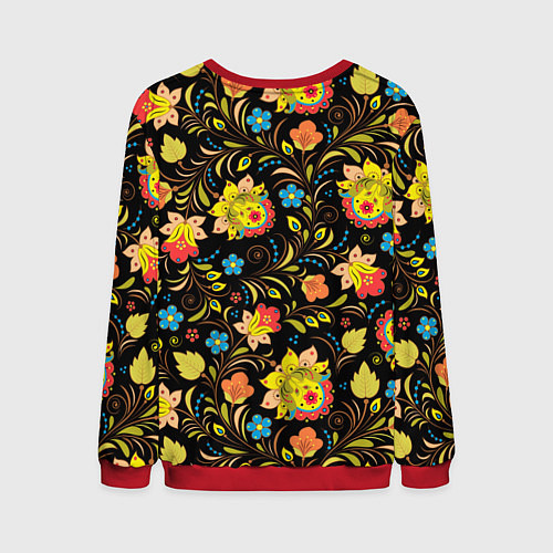Мужской свитшот Русская красавица / 3D-Красный – фото 2