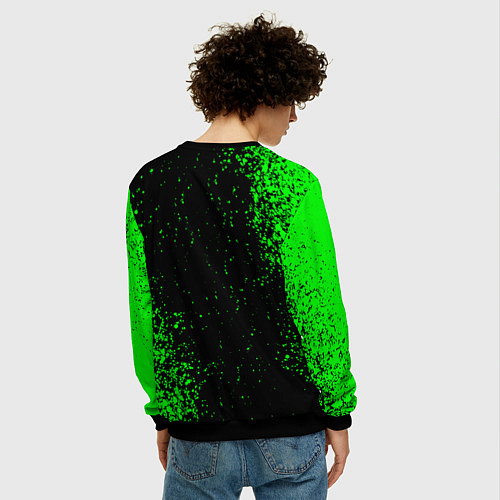 Мужской свитшот BILLIE EILISH / 3D-Черный – фото 4
