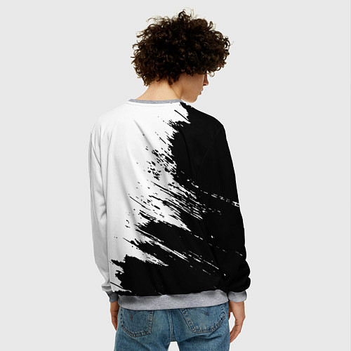 Мужской свитшот METALLICA МЕТАЛЛИКА / 3D-Меланж – фото 4