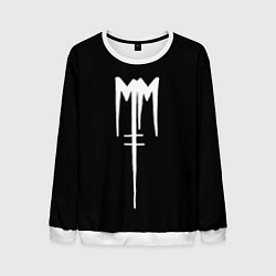 Свитшот мужской Marilyn Manson, цвет: 3D-белый