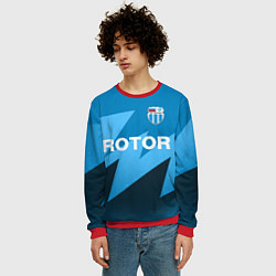 Свитшот мужской РОТОР Волгоград, цвет: 3D-красный — фото 2