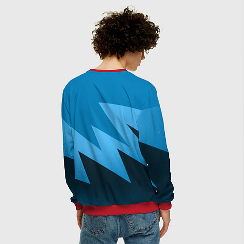 Мужской свитшот РОТОР Волгоград / 3D-Красный – фото 4